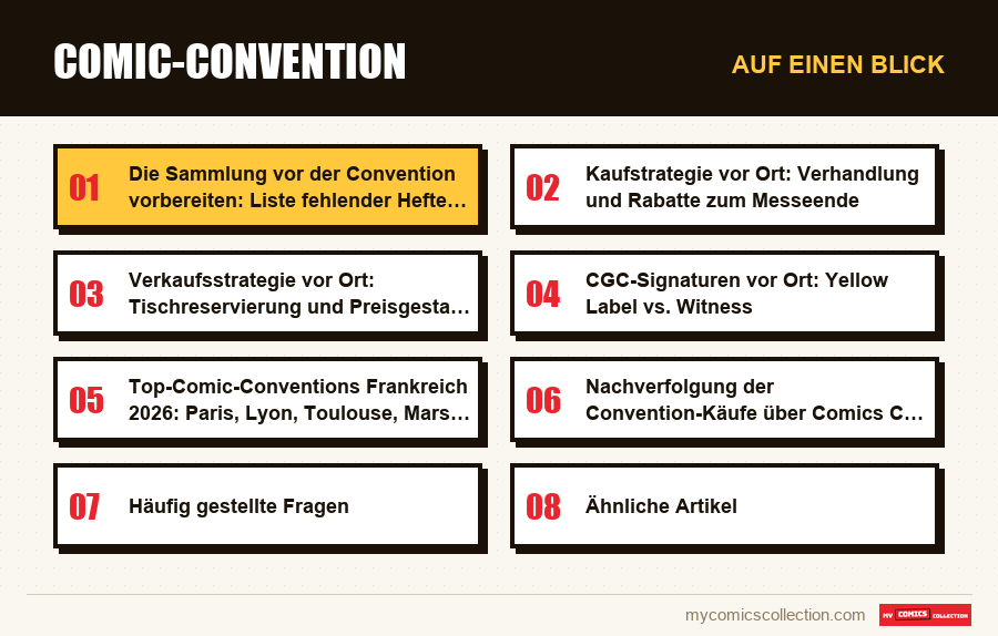 Auf einen Blick : Comic-Convention