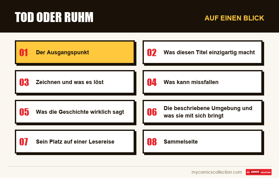 Auf einen Blick : Tod oder Ruhm
