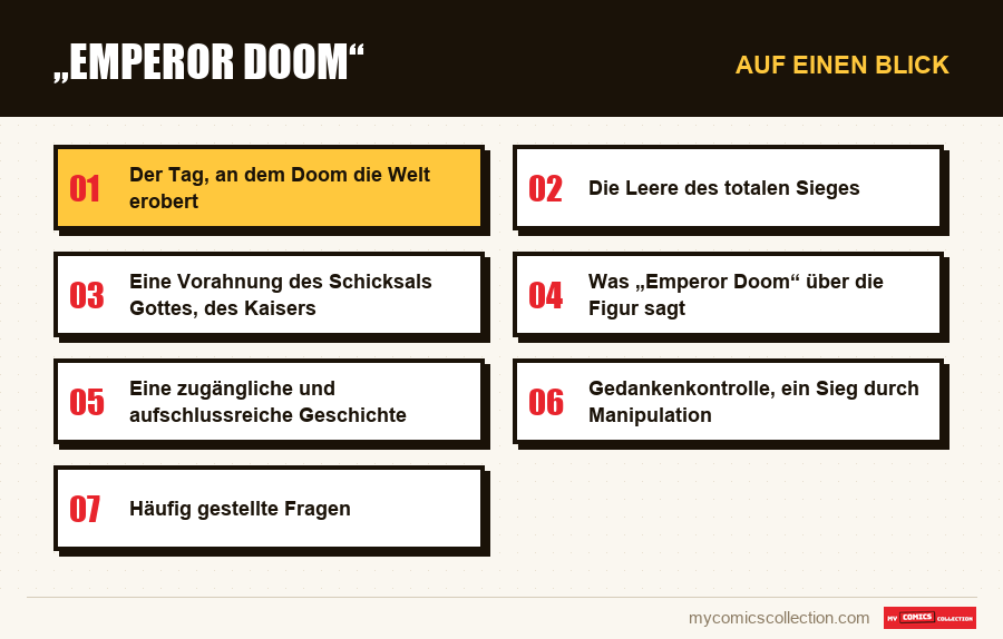 Auf einen Blick : „Emperor Doom“