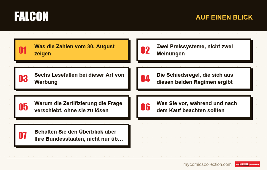 Auf einen Blick : Falcon