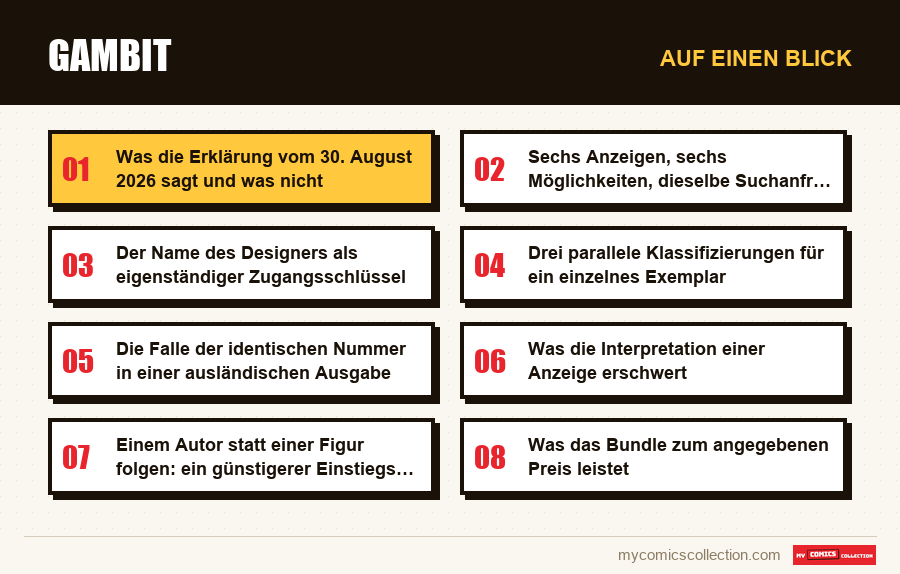 Auf einen Blick : Gambit