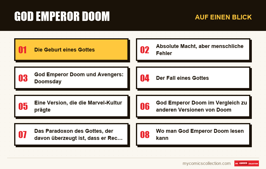 Auf einen Blick : God Emperor Doom