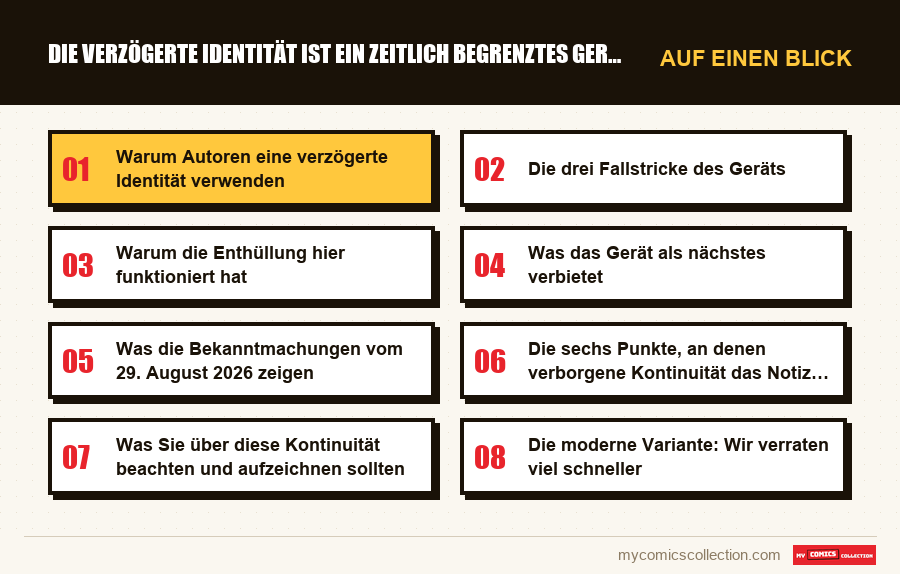 Auf einen Blick : Die verzögerte Identität ist ein zeitlich begrenztes Gerät