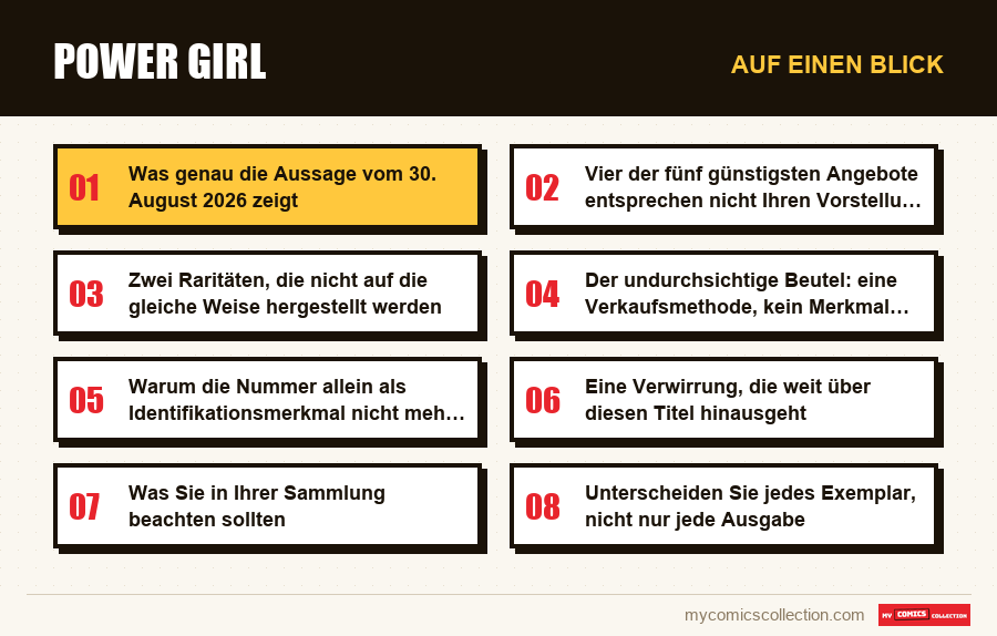 Auf einen Blick : Power Girl