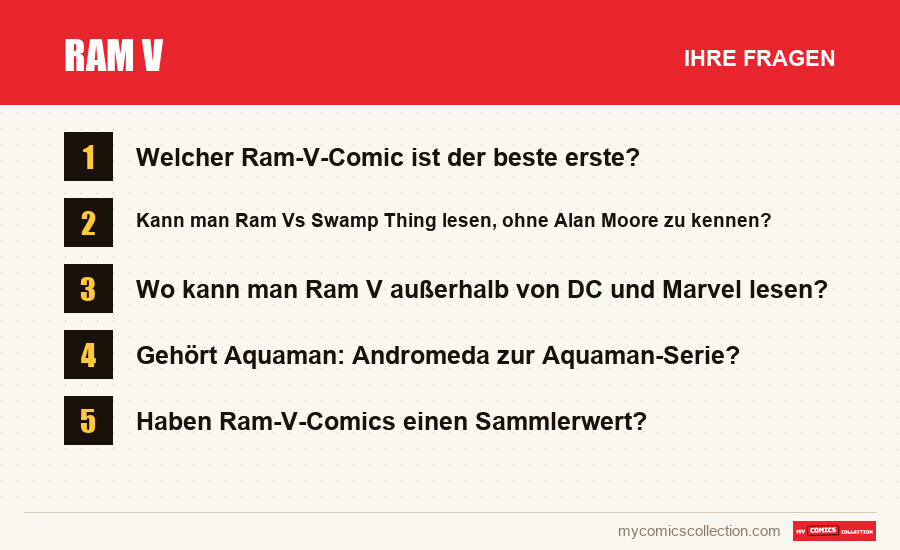 Ram V: die häufigen Fragen, die dieser Artikel beantwortet