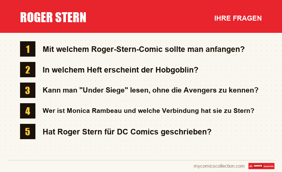 Roger Stern: die häufigen Fragen, die dieser Artikel beantwortet