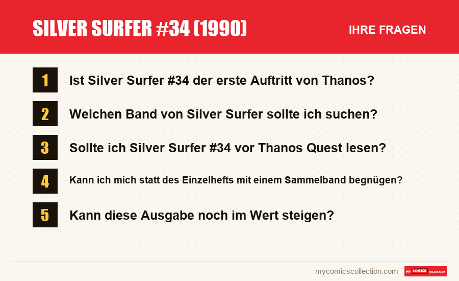 Silver Surfer #34 (1990): die häufigen Fragen, die dieser Artikel beantwortet