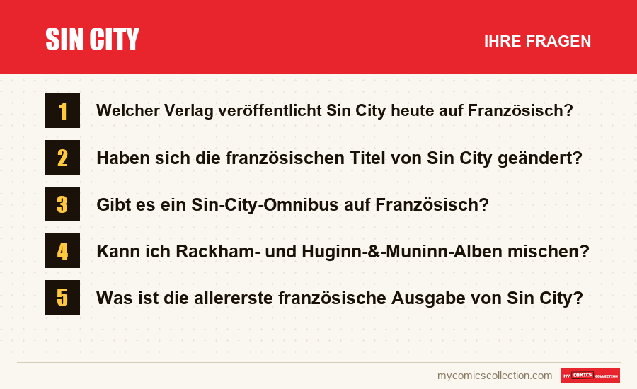 Sin City: die häufigen Fragen, die dieser Artikel beantwortet