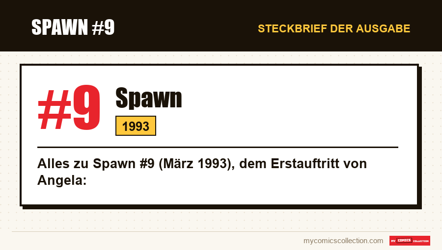 Steckbrief von Spawn #9: Nummer, Jahr und warum es eine Schlüsselausgabe ist