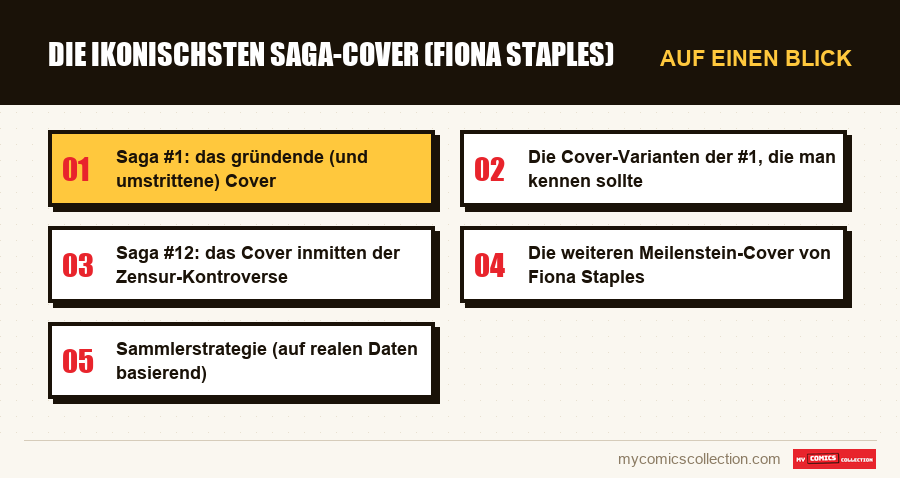 Auf einen Blick : Die ikonischsten Saga-Cover (Fiona Staples)