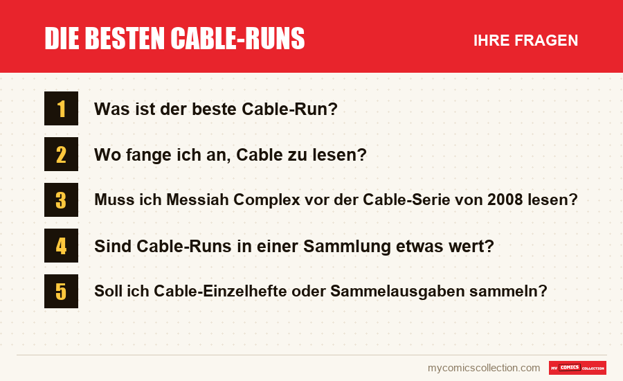 Die besten Cable-Runs: die häufigen Fragen, die dieser Artikel beantwortet