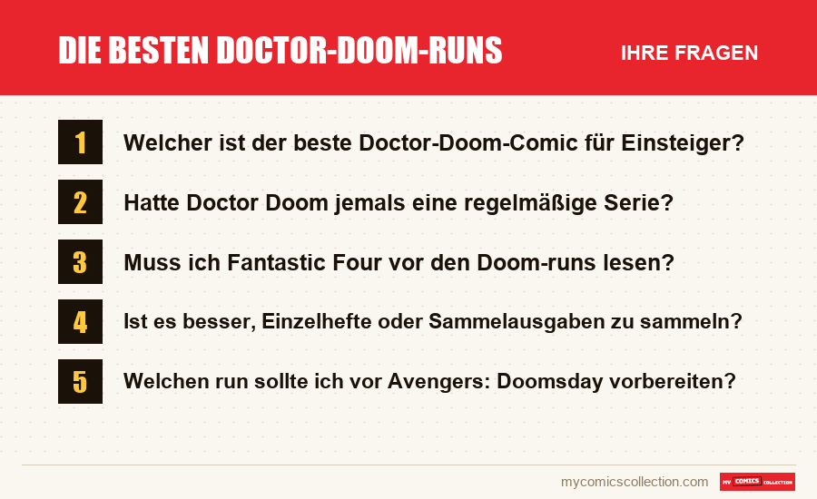 Die besten Doctor-Doom-Runs: die häufigen Fragen, die dieser Artikel beantwortet