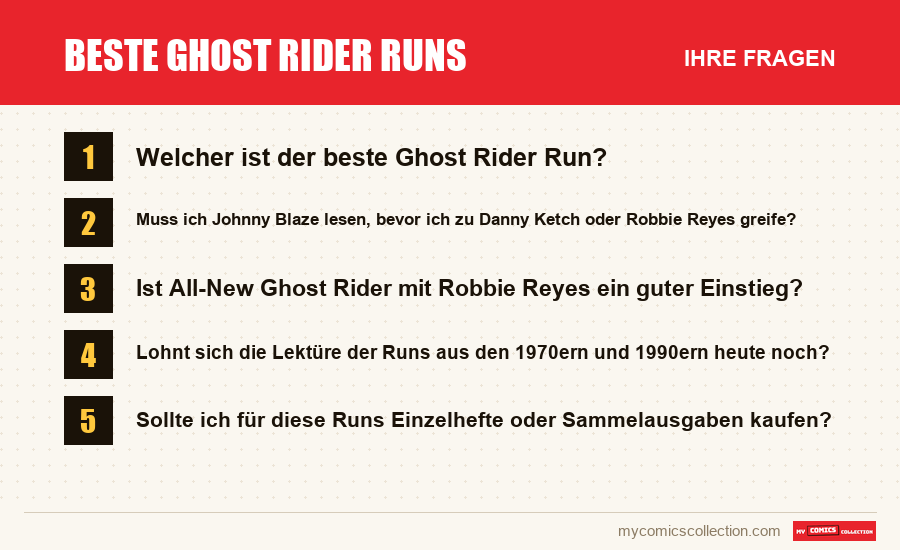 Beste Ghost Rider Runs: die häufigen Fragen, die dieser Artikel beantwortet