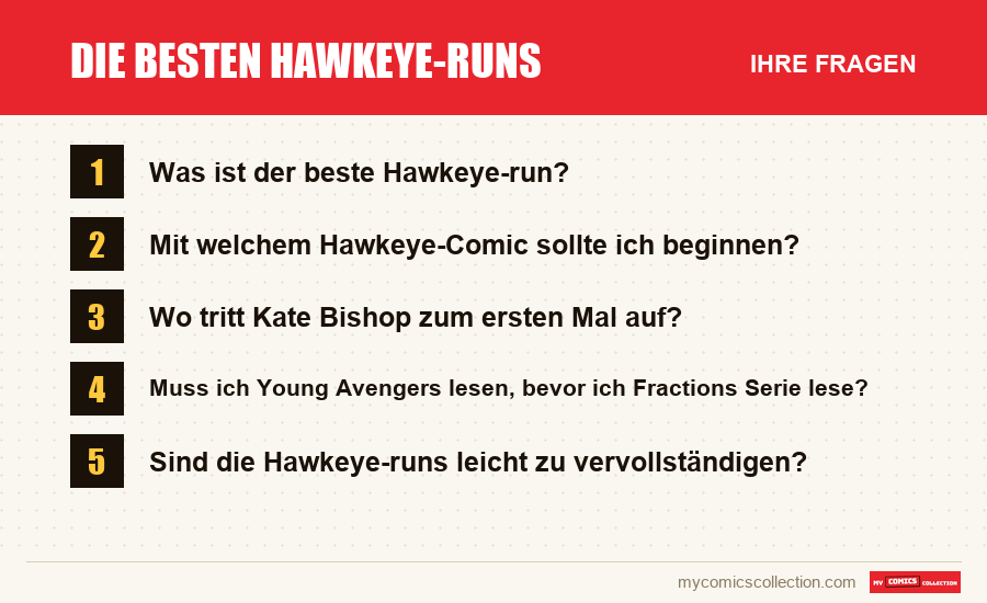 Die besten Hawkeye-Runs: die häufigen Fragen, die dieser Artikel beantwortet