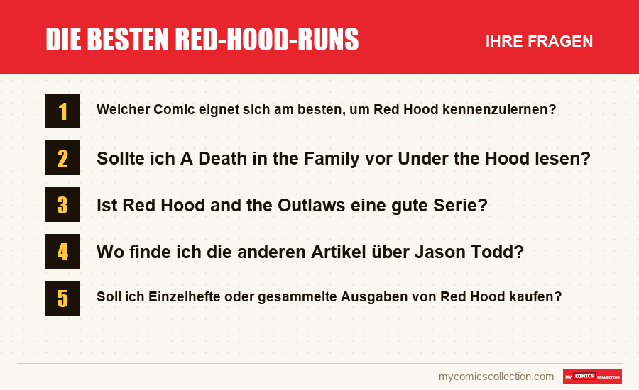Die besten Red-Hood-Runs: die häufigen Fragen, die dieser Artikel beantwortet