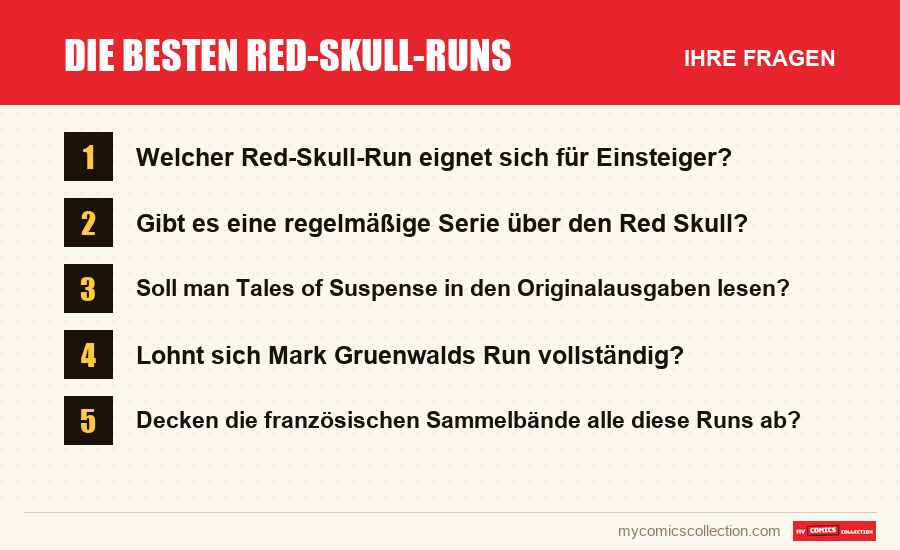 Die besten Red-Skull-Runs: die häufigen Fragen, die dieser Artikel beantwortet