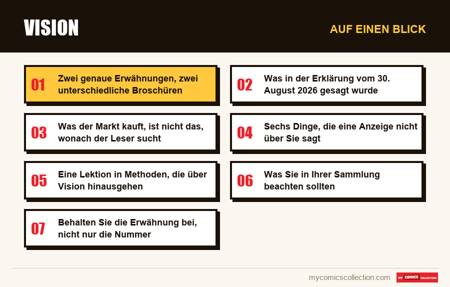 Auf einen Blick : Vision