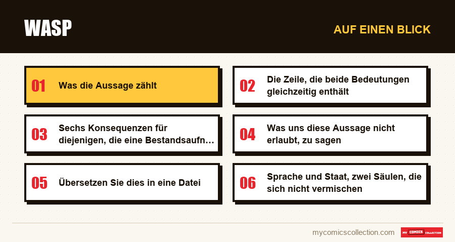 Auf einen Blick : Wasp