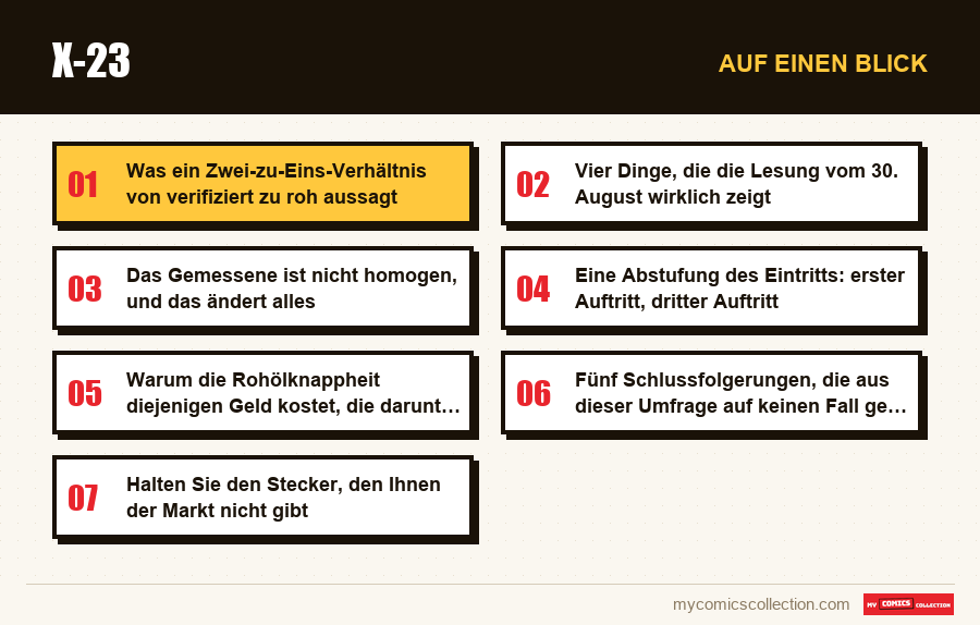 Auf einen Blick : X-23