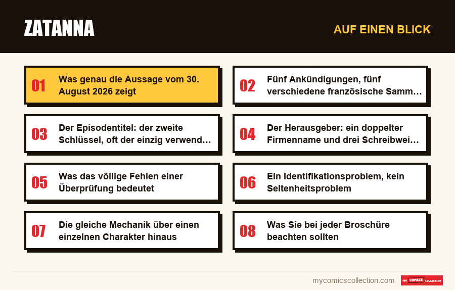 Auf einen Blick : Zatanna