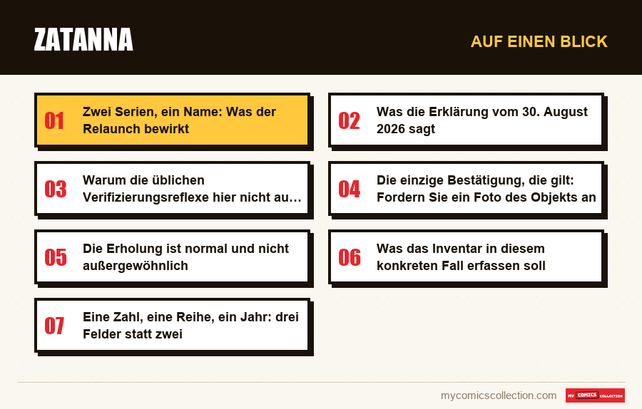 Auf einen Blick : Zatanna