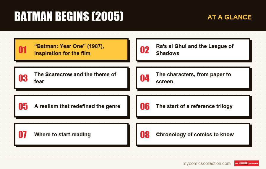 At a glance : Batman Begins (2005)