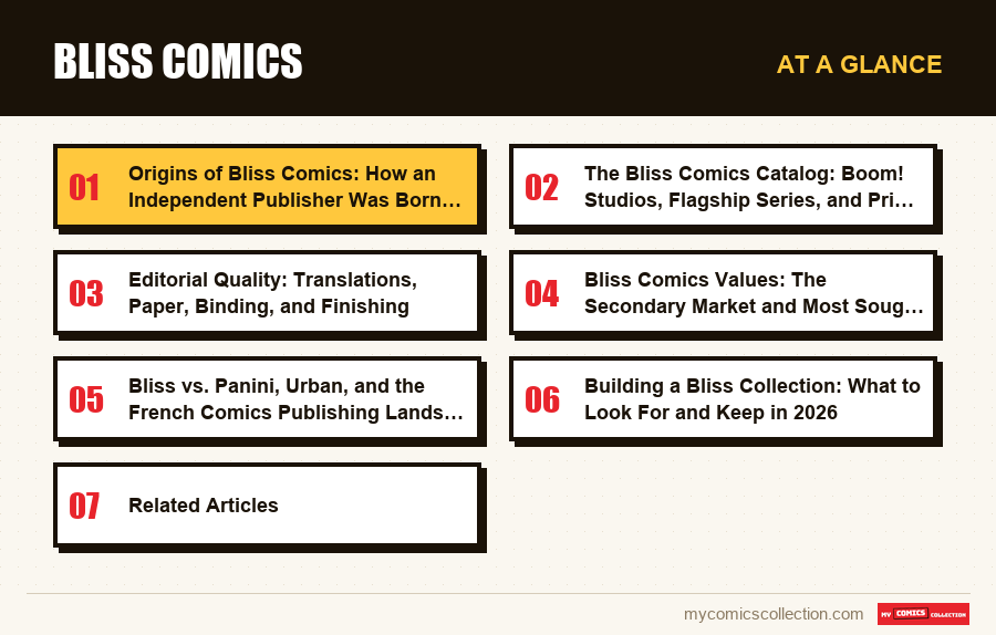 At a glance : Bliss Comics