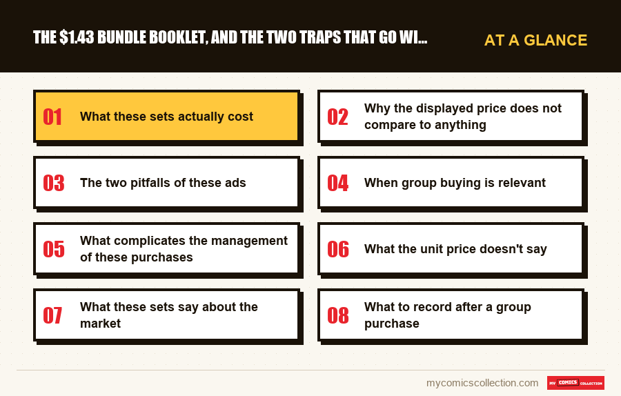 At a glance : The $1.43 bundle booklet, and the two traps that go with it
