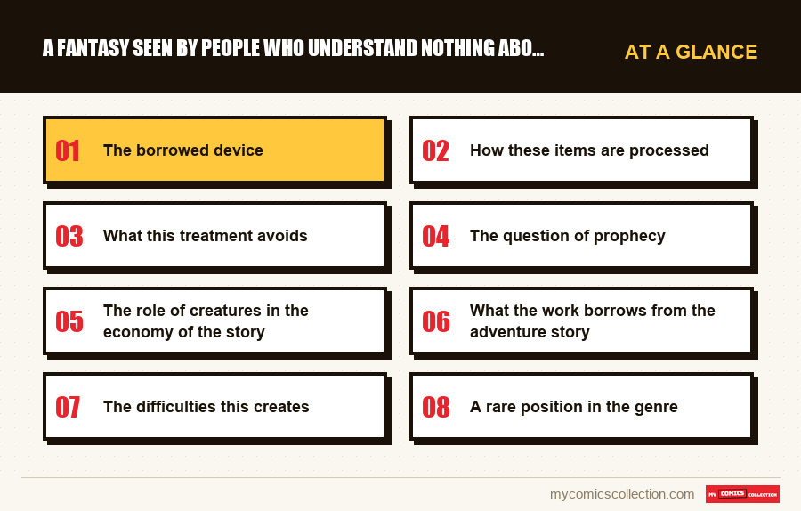 At a glance : A fantasy seen by people who understand nothing about it