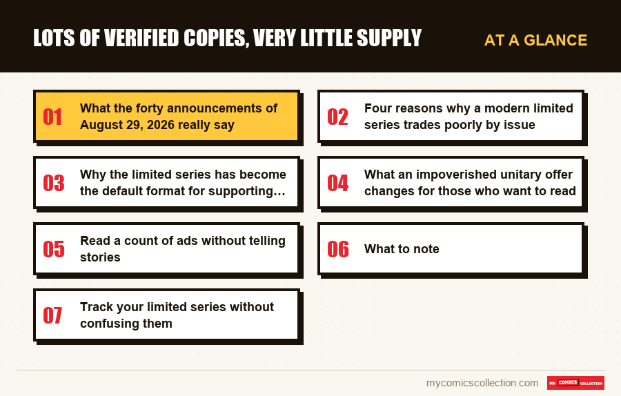 At a glance : Lots of verified copies, very little supply