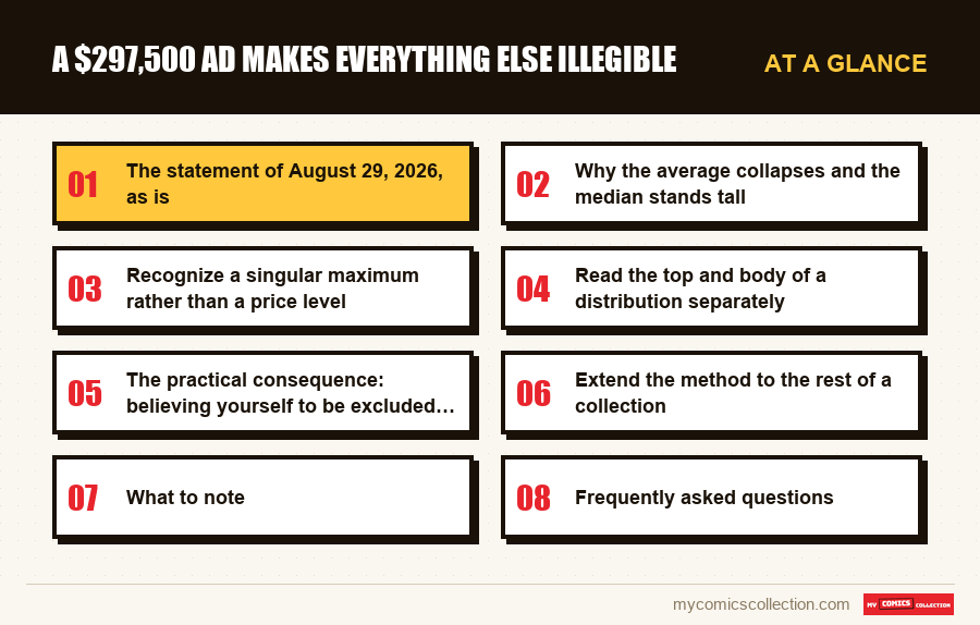 At a glance : A $297,500 ad makes everything else illegible