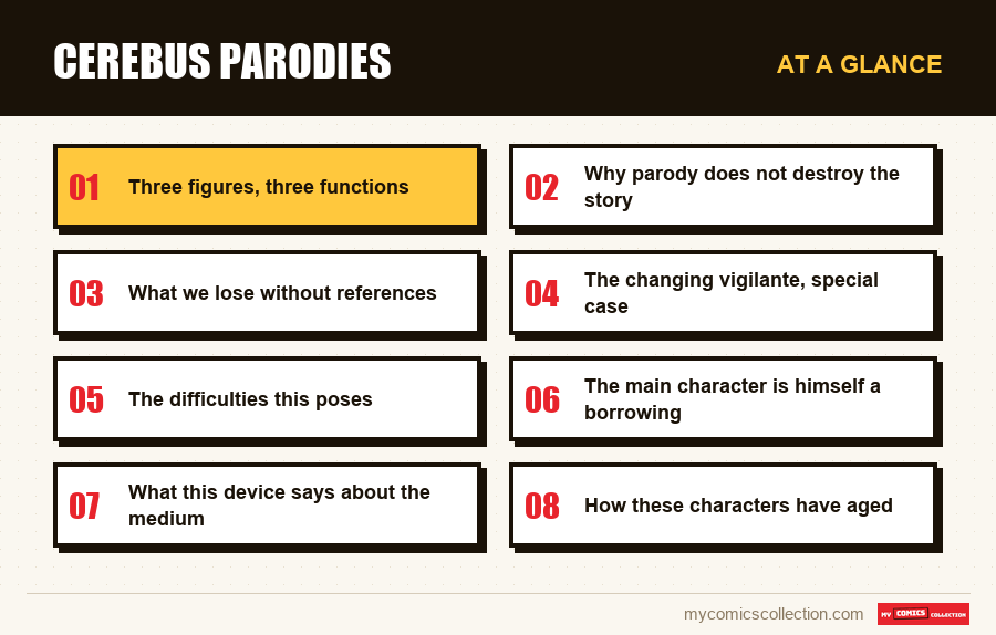 At a glance : Cerebus parodies