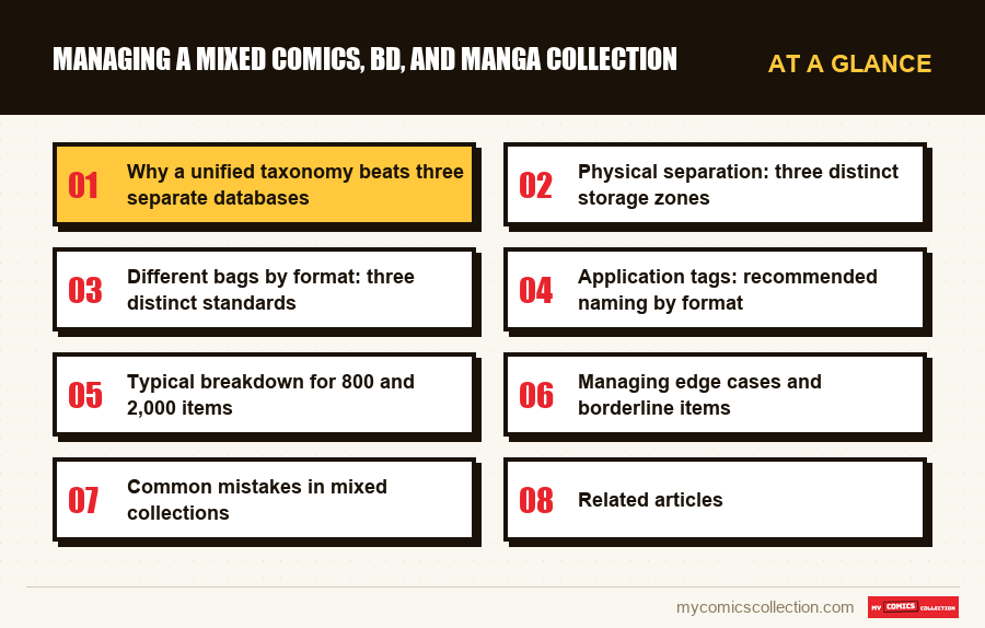 At a glance : Managing a Mixed Comics, BD, and Manga Collection