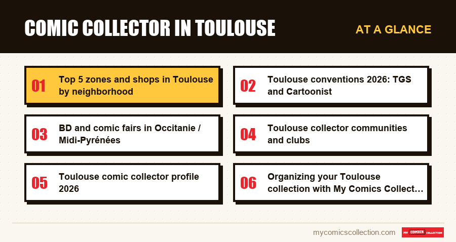 At a glance : Comic Collector in Toulouse