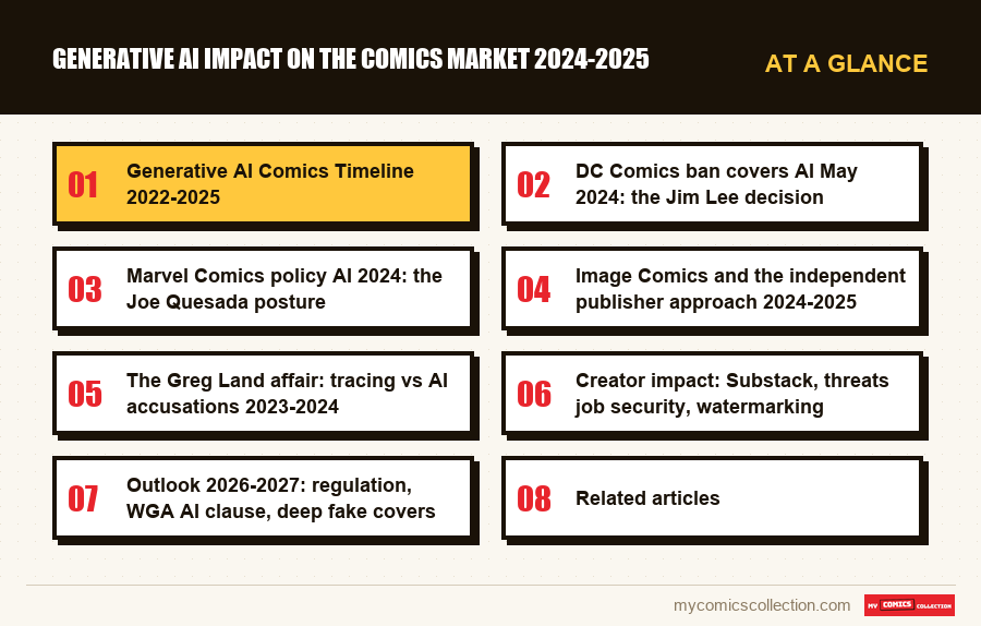 At a glance : Generative AI Impact on the Comics Market 2024-2025