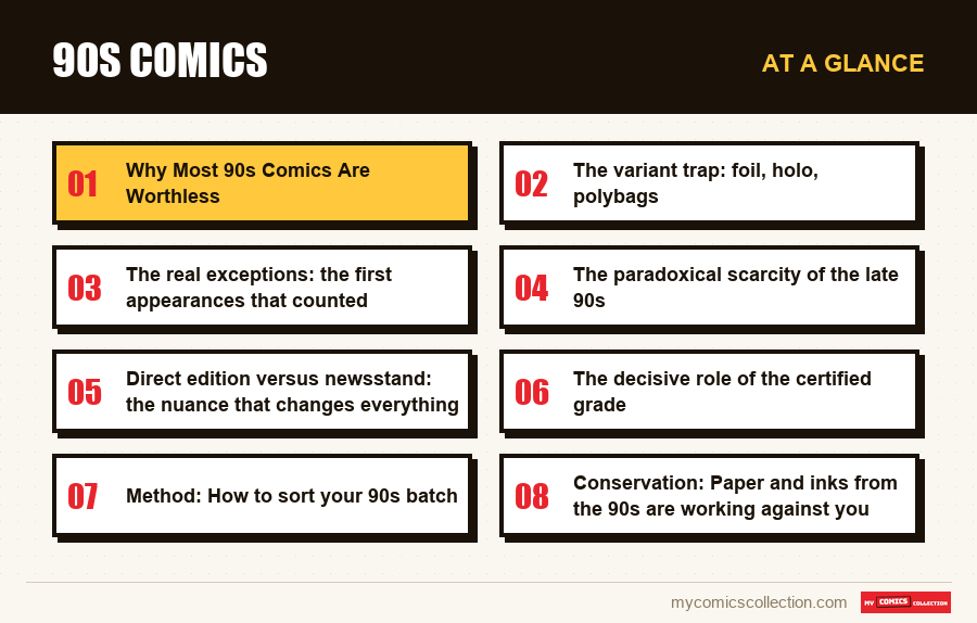 At a glance : 90s comics