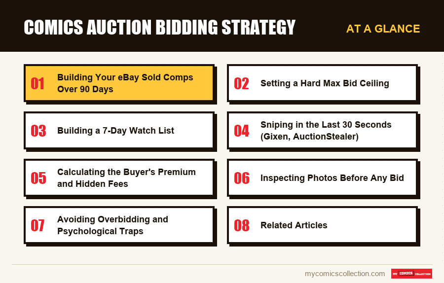 At a glance : Comics Auction Bidding Strategy