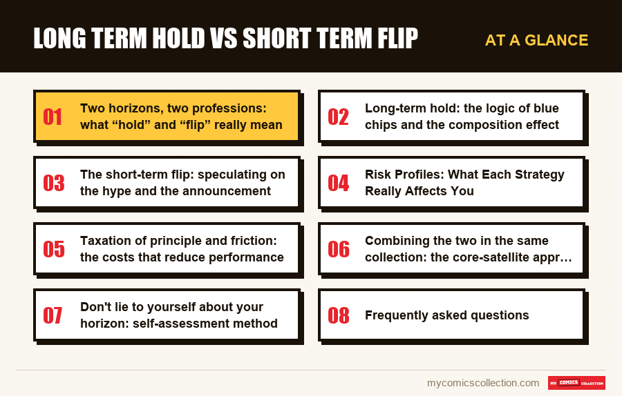 At a glance : Long term hold vs short term flip