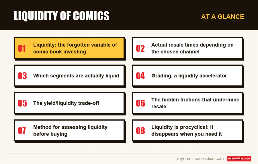 At a glance : Liquidity of comics