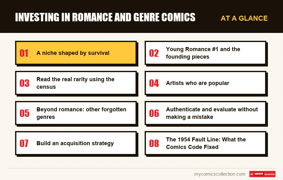 At a glance : Investing in romance and genre comics