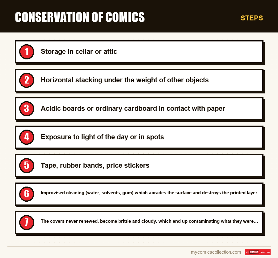 Steps : Conservation of comics