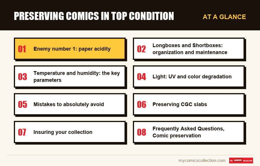 At a glance : Preserving Comics in Top Condition