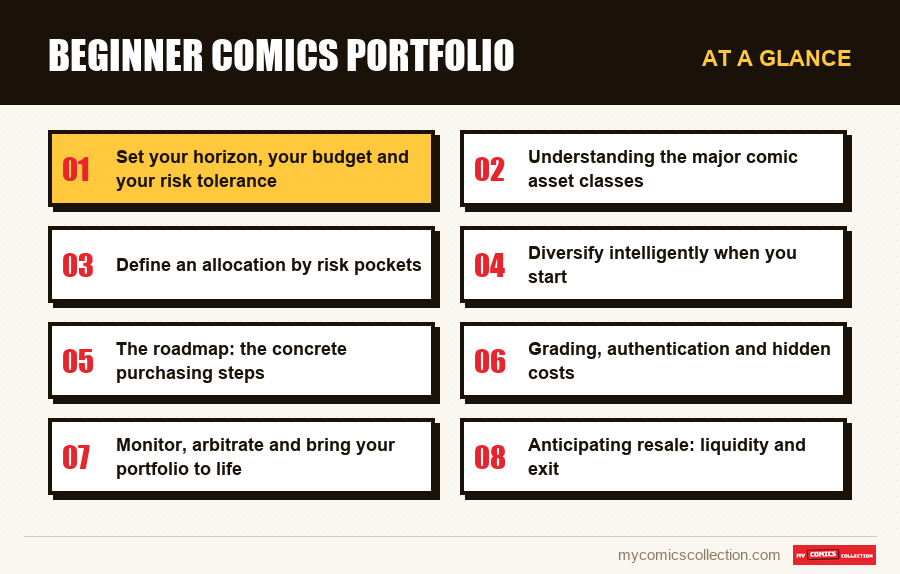 At a glance : Beginner Comics Portfolio