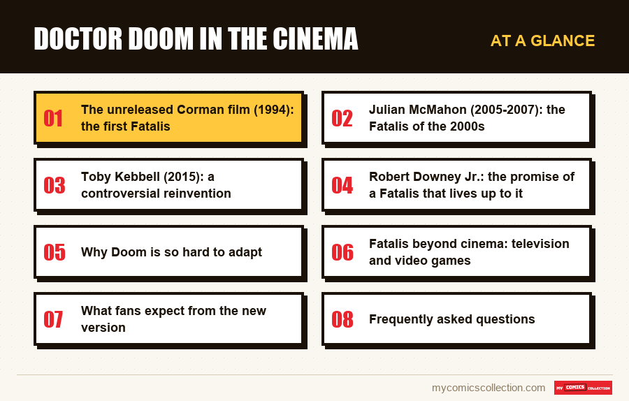 At a glance : Doctor Doom in the cinema