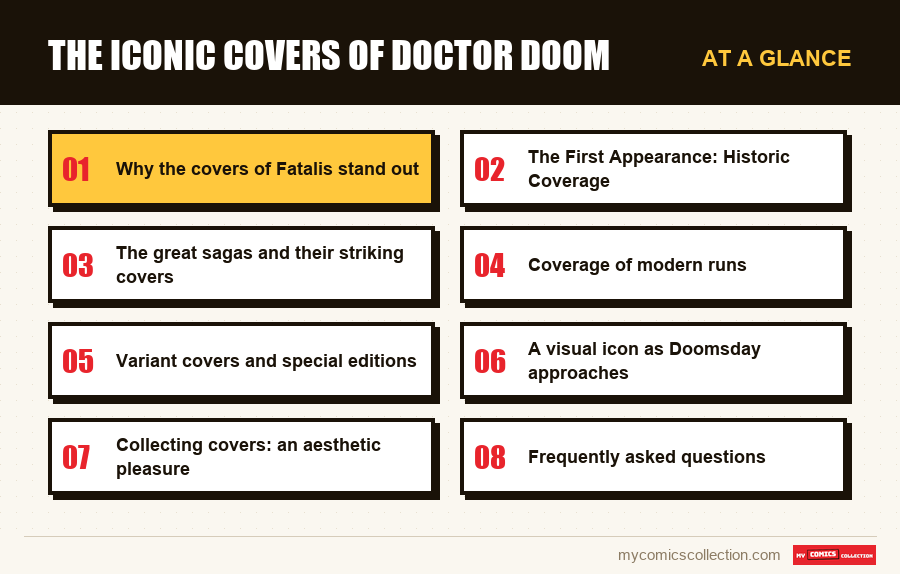 At a glance : The iconic covers of Doctor Doom