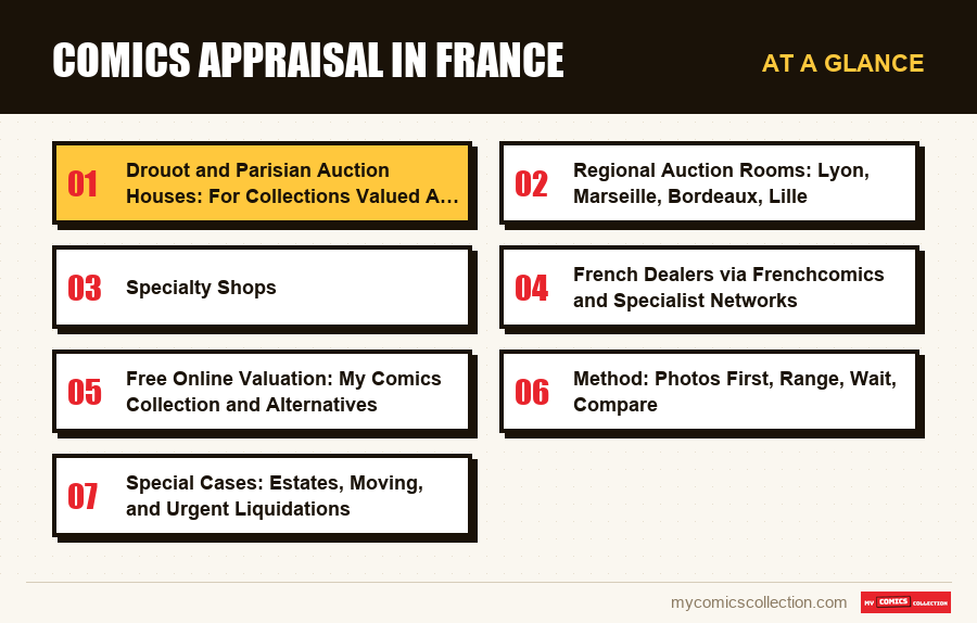 At a glance : Comics Appraisal in France