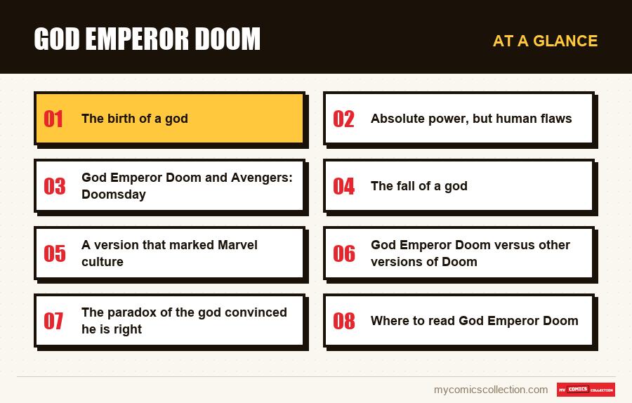At a glance : God Emperor Doom