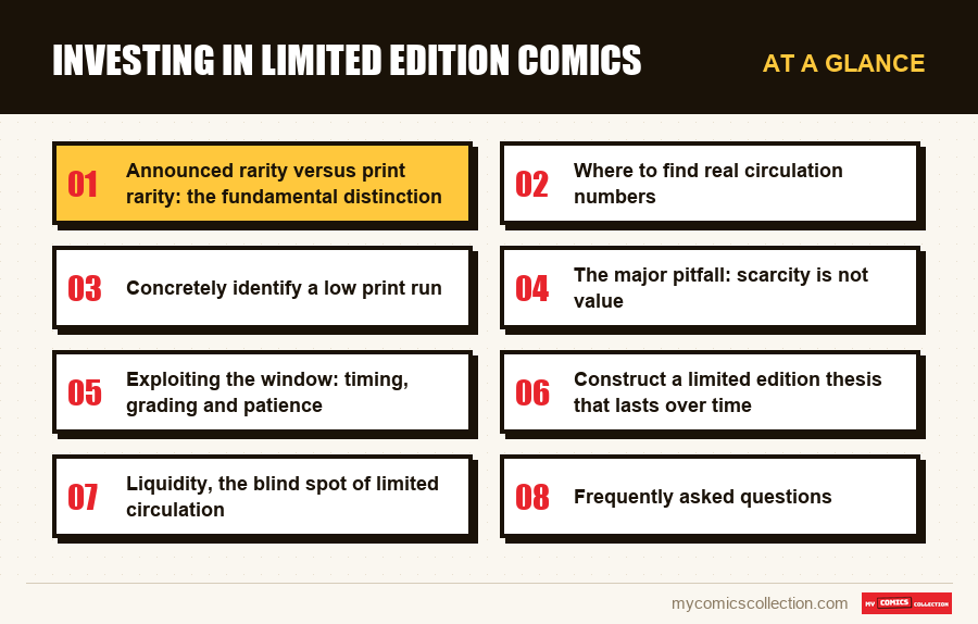 At a glance : Investing in limited edition comics