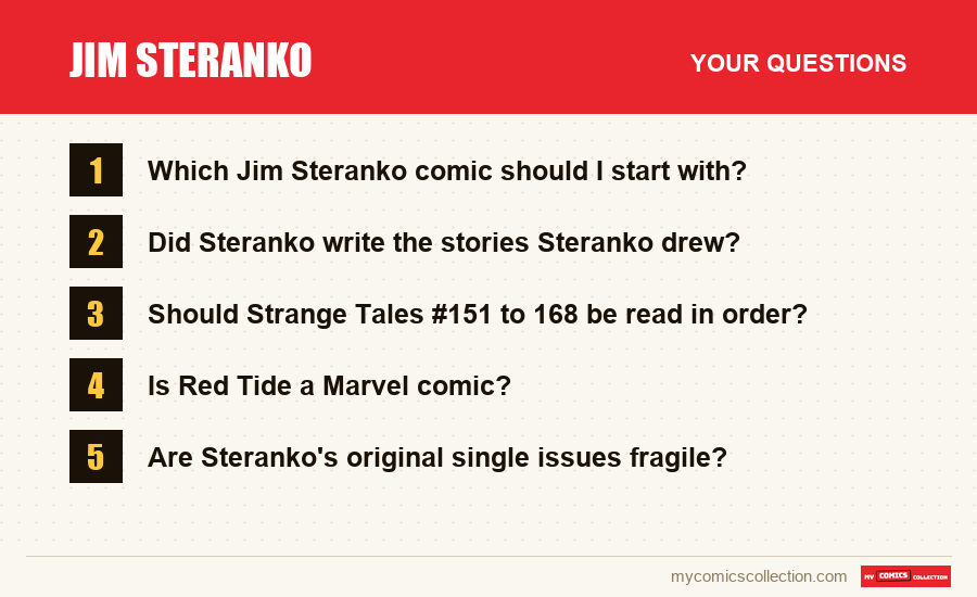 Jim Steranko: the frequently asked questions answered in this article