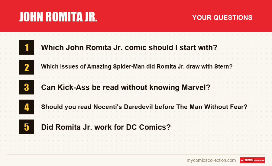 John Romita Jr.: the frequently asked questions answered in this article
